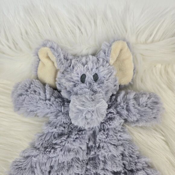 Demdaco Nat & Jules Ellery Elephant Lovey Security Blanket Rattle 14" - Picture 2 of 9